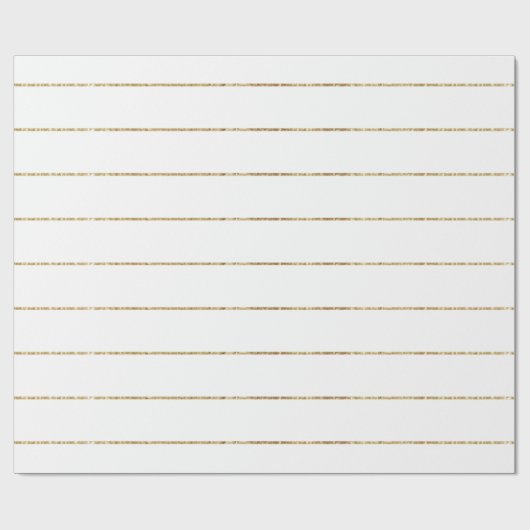 Goudstrips Cadeaupapier (Vlak)