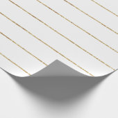 Goudstrips Cadeaupapier (Hoek)
