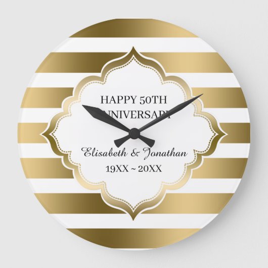 Goudstrips en Lijst Grote Klok (Voorkant)