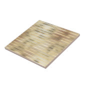 Goudstrips met schimmelfolie, elegant tegeltje (Zijkant)