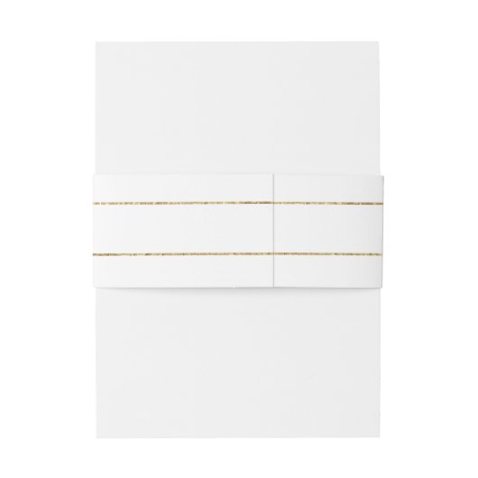 Goudstrips Uitnodigingen Wikkel (Achterkant Voorbeeld)