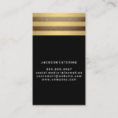 Goudstrips Visitekaartje (Achterkant)