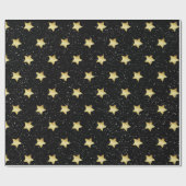 Goudstrokken en neusvlokken Verpakkingspapier Cadeaupapier (Vlak)