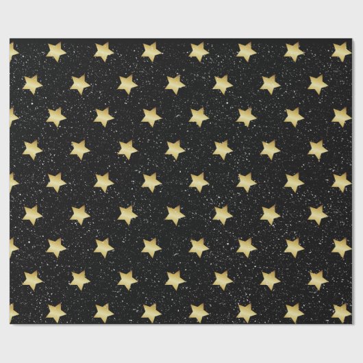Goudstrokken en neusvlokken Verpakkingspapier Cadeaupapier (Vlak)