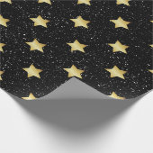 Goudstrokken en neusvlokken Verpakkingspapier Cadeaupapier (Hoek)