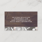 goudstromend haar | Stylist Tools | salon Visitekaartje (Achterkant)