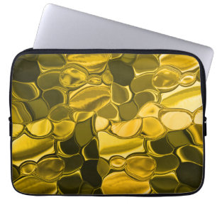 Goudstukken, ronde en afgeronde vormen? laptop sleeve