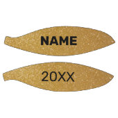 Goudsvormig glittertextuur, aangepaste naam basketbal (Panelen)