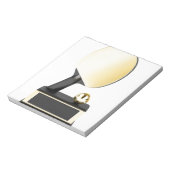 Goudtafeltennistrofee Notitieblok (Linkerzijde)