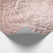 Goudtextiel, gecrêpt Roos Cadeaupapier (Hoek)