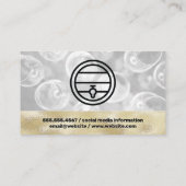 Goudtextielmassa | Wijnvat Visitekaartje (Achterkant)