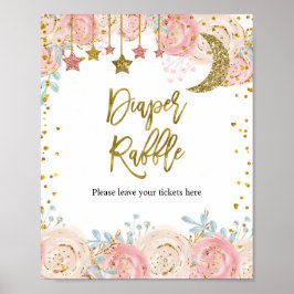 Goudtinktster Diaper Raffle Sign Poster