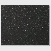 Goudtomegulter en sparkles op zwart cadeaupapier (Vlak)