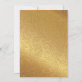  goudtoonbeugel voor het Lijst van het huwelijk Kaart (Achterkant)
