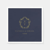  goudtrommelmarinevrouw servet (Voorkant)