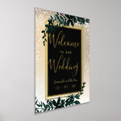 goudtypografie blaassneeuw elegant winter welkom folie afdrukken (Laagn)