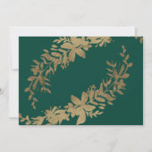 Goudtypografielengroen, zoet 16 kaart (Achterkant)