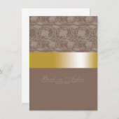 gouduitnodiging kaart (Voorkant / Achterkant)