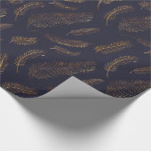 Goudveer gevild cadeaupapier (Hoek)