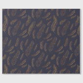 Goudveer gevild cadeaupapier (Vlak)