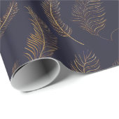 Goudveer gevild cadeaupapier (Rol Hoek)