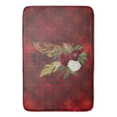 Goudveren en Rozen Gothic geïnspireerd Badmat (Voorkant Verticaal)