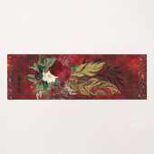 Goudveren en Rozen Gothic geïnspireerd Yogamat (Achterkant (horizontaal))