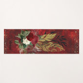 Goudveren en Rozen Gothic geïnspireerd Yogamat (Voorkant (horizontaal))