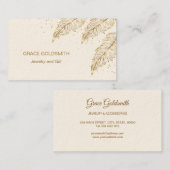 goudveren en sieraden visitekaartje (Voorkant / Achterkant)