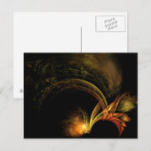 goudveren en vuurveren briefkaart (Voorkant / Achterkant)