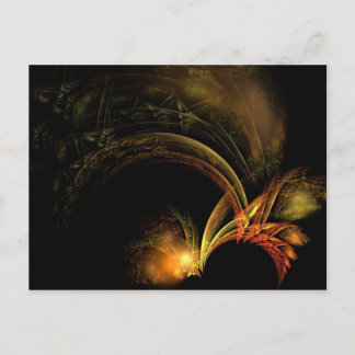 goudveren en vuurveren briefkaart