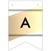 Goudverf penseel Swish van Elegant Season Vlaggetjes (Derde vlag)