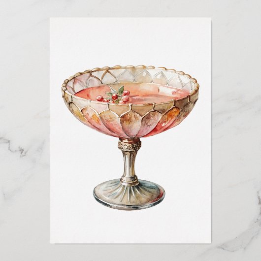 Goudverijdelde Cocktail Party Bar Menu (Achterkant)