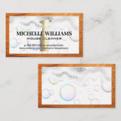 Goudverstuiver | Zeep Sud | Lijst van hout Visitekaartje (Voorkant / Achterkant)