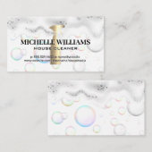 Goudverstuiver | Zeepbellen en zeeduivel Visitekaartje (Voorkant / Achterkant)