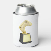 Goudvideogame-trofee Blikjeskoeler (Blikje Voorkant)