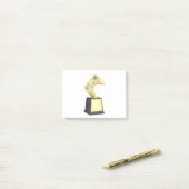 Goudvideogame-trofee Post-it® Notes (Op bureau)