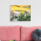 goudvink en distel herfst canvas afdruk (Insitu (Woonkamer))