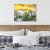 goudvink en distel herfst canvas afdruk (Insitu (Slaapkamer))