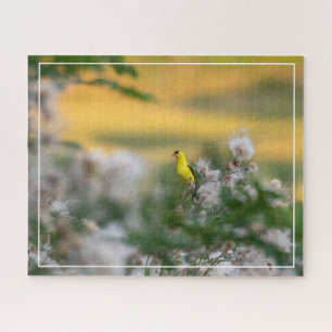 goudvink en distel herfst legpuzzel