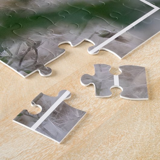 goudvink en distel herfst legpuzzel (Zijkant)