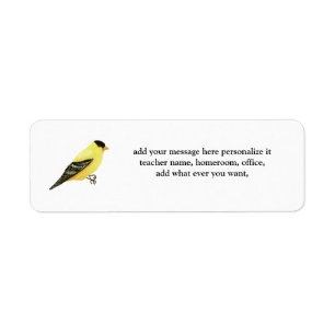 goudvink, gele vogel, stickers, etiket