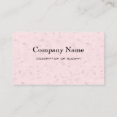 Goudvinken en rode vogelhuisje roze visitekaartje (Achterkant)