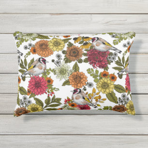 Goudvinken in de tuin buitenkussen