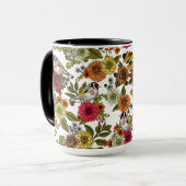 Goudvinken in de tuin mok (Voorkant links)