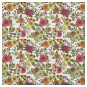 Goudvinken in de tuin stof (Swatch)