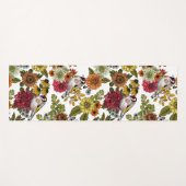 Goudvinken in de tuin yogamat (Voorkant (horizontaal))