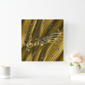 Goudvioolsleutel Vierkante Klok (Huis)