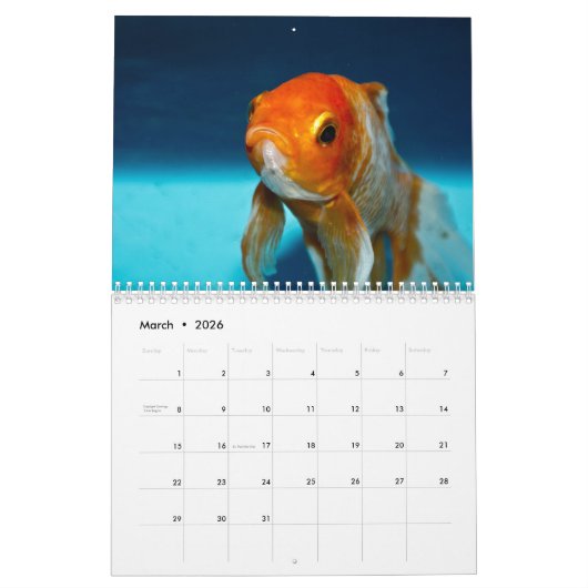 Goudvis 2018 kalender (Mar 2026)