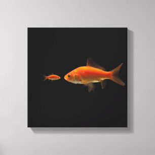 Goudvis 2 canvas afdruk